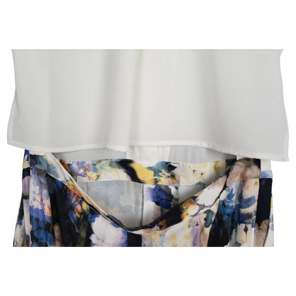 ROBERT RODRIGUEZ COLOR-BLOCK FLORAL JUMPSUIT - Picture 8 of 10